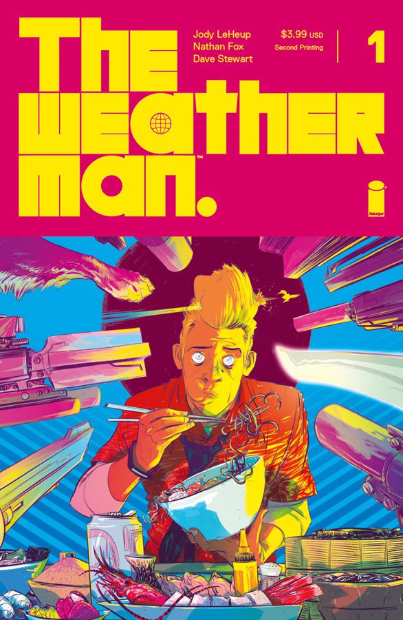 Weatherman #1 Cover E 2nd Ptg Variant Nathan Fox Cover