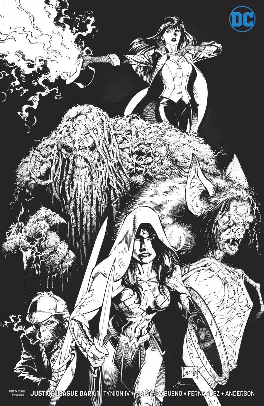 Justice League Dark Vol 2 #1 Cover C Incentive Greg Capullo & Jonathan Glapion Inks Cover