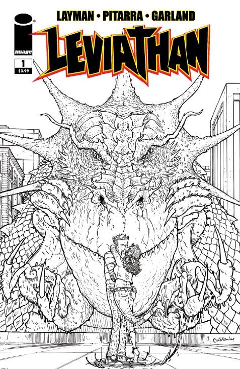 Leviathan #1 Cover C Incentive Nick Pitarra Black & White Cover