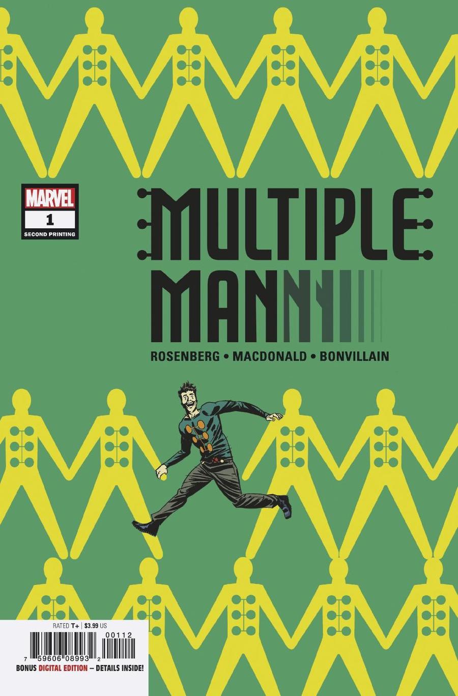 Multiple Man #1 Cover E 2nd Ptg Variant Marcos Martin Cover