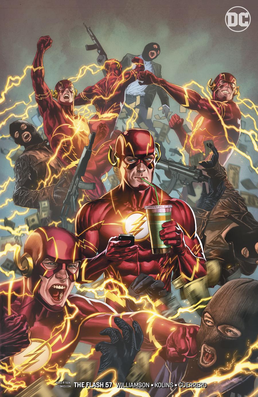 Flash Vol 5 #57 Cover B Variant Howard Porter Cover