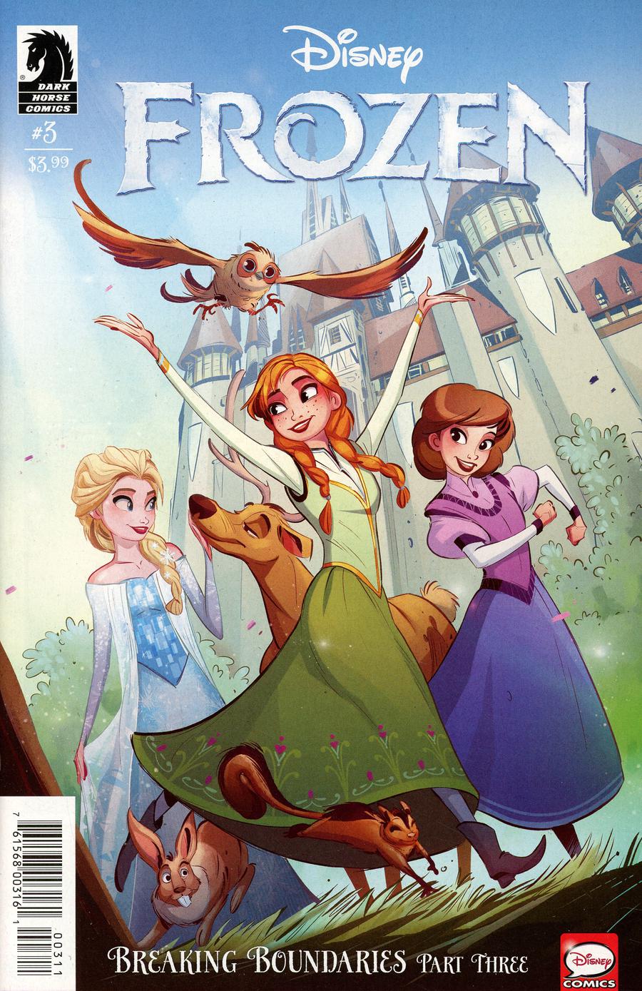 Disney Frozen Breaking Boundaries #3 Cover A Regular Kawaii Creative Studio Cover