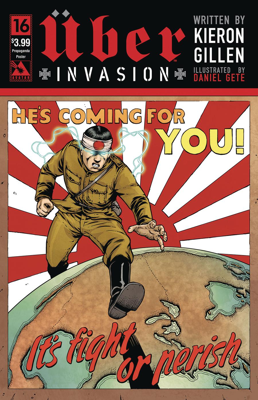 Uber Invasion #16 Cover C Propaganda Poster Cover