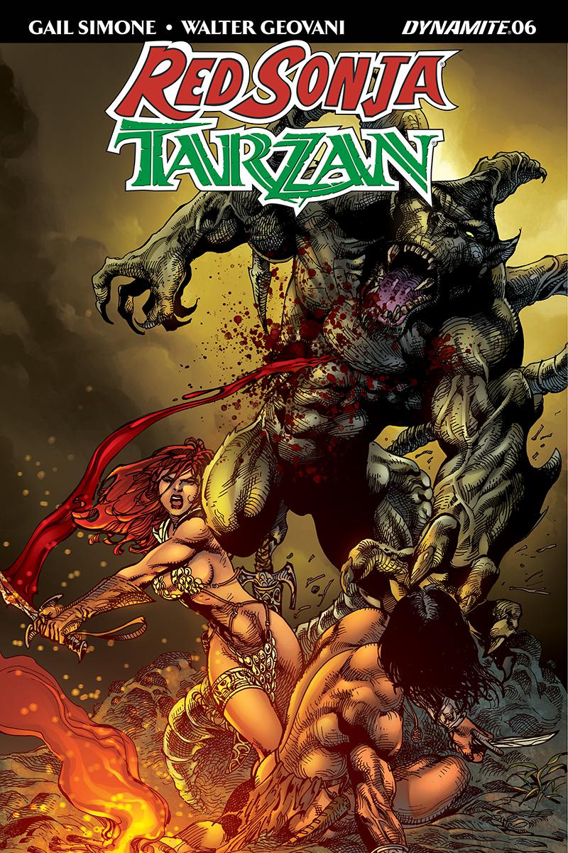 Red Sonja Tarzan #6 Cover D Variant Roberto Castro Cover