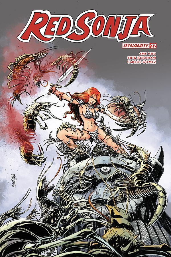 Red Sonja Vol 7 #22 Cover C Variant Tom Mandrake Cover