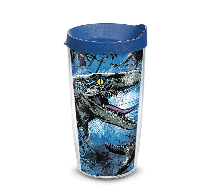 Jurassic World Fallen Kingdom 16-Ounce Tumbler - Blue Raptor