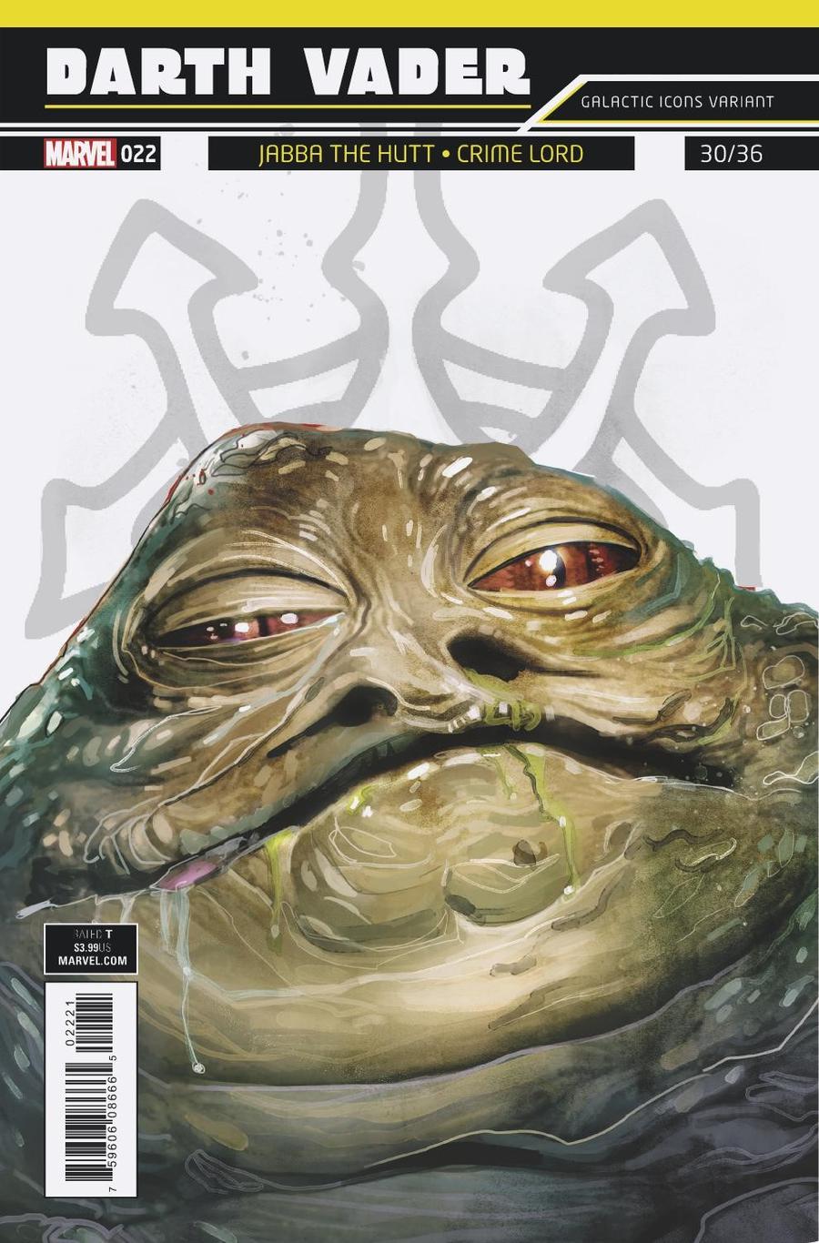 Darth Vader Vol 2 #22 Cover B Variant Rod Reis Galactic Icon Cover