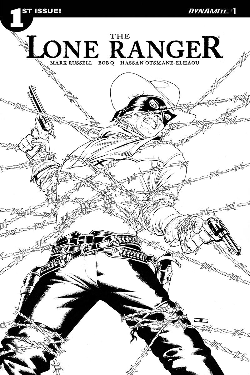 Lone Ranger Vol 6 #1 Cover D Incentive John Cassaday Black & White Cover