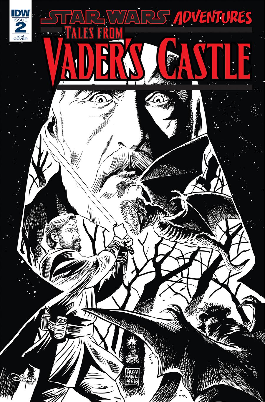 Star Wars Adventures Tales From Vaders Castle #2 Cover C Incentive Francesco Francavilla Sketch Cover