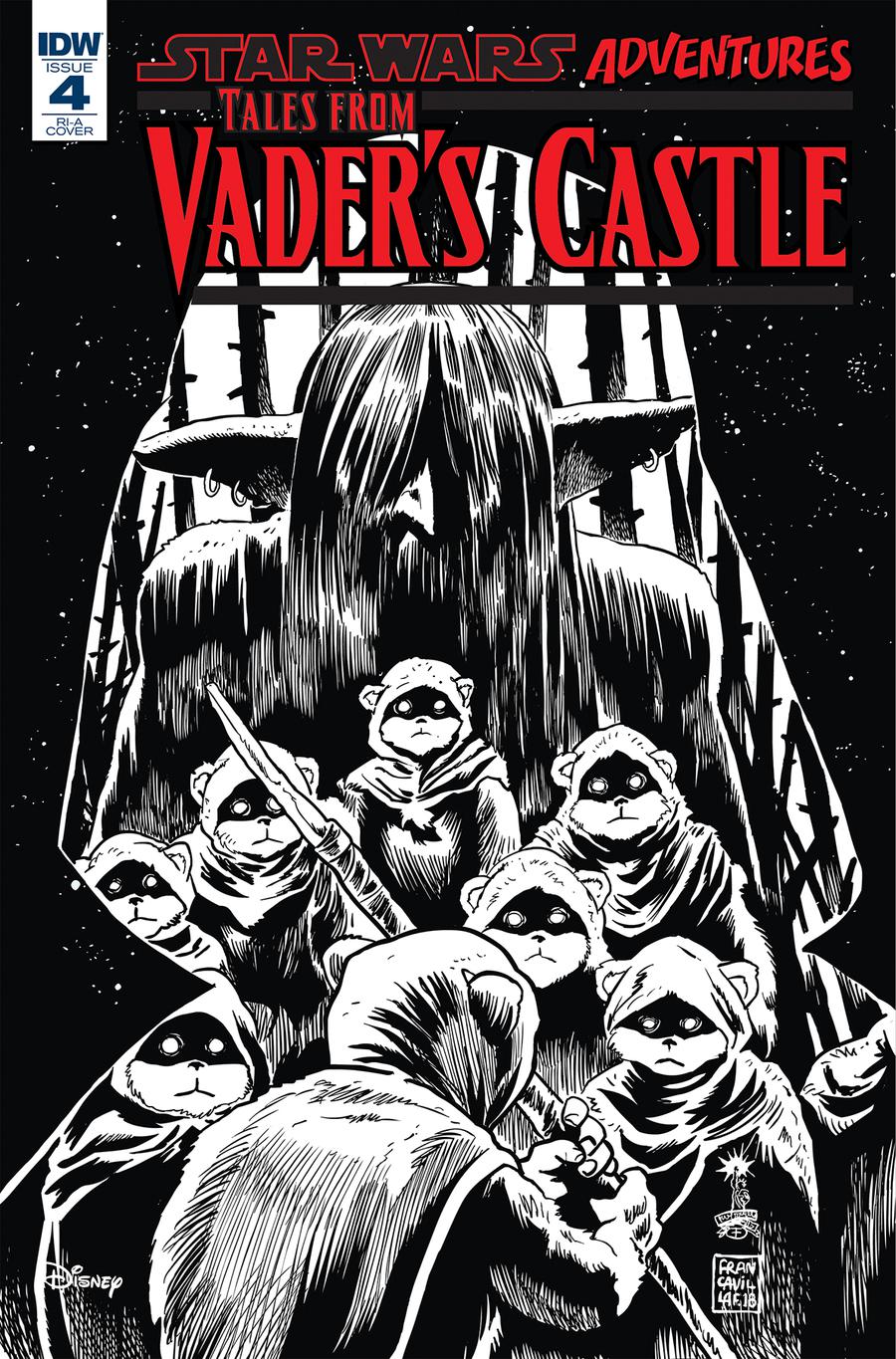 Star Wars Adventures Tales From Vaders Castle #4 Cover C Incentive Francesco Francavilla Sketch Cover