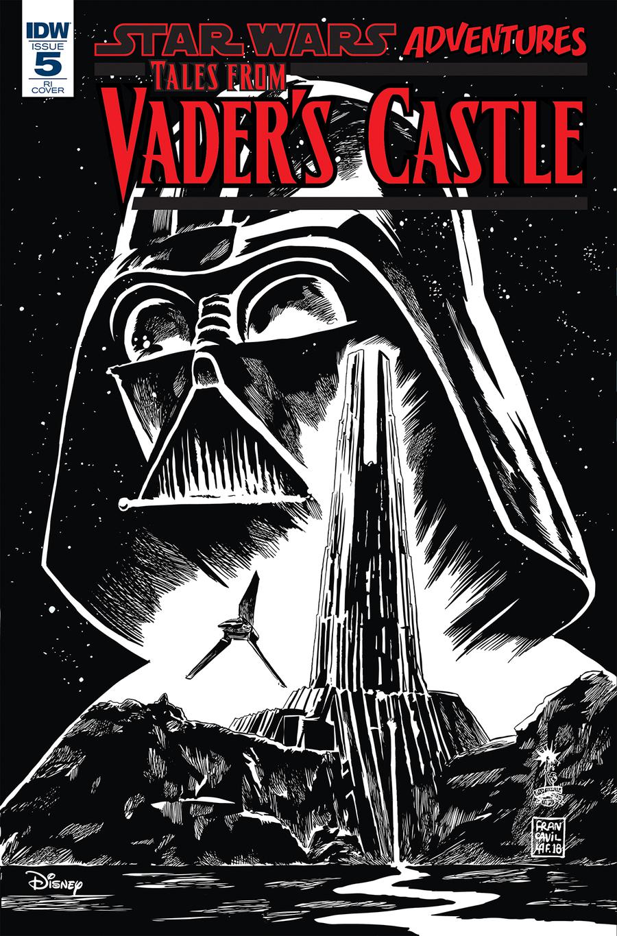 Star Wars Adventures Tales From Vaders Castle #5 Cover C Incentive Francisco Francavilla Sketch Cover