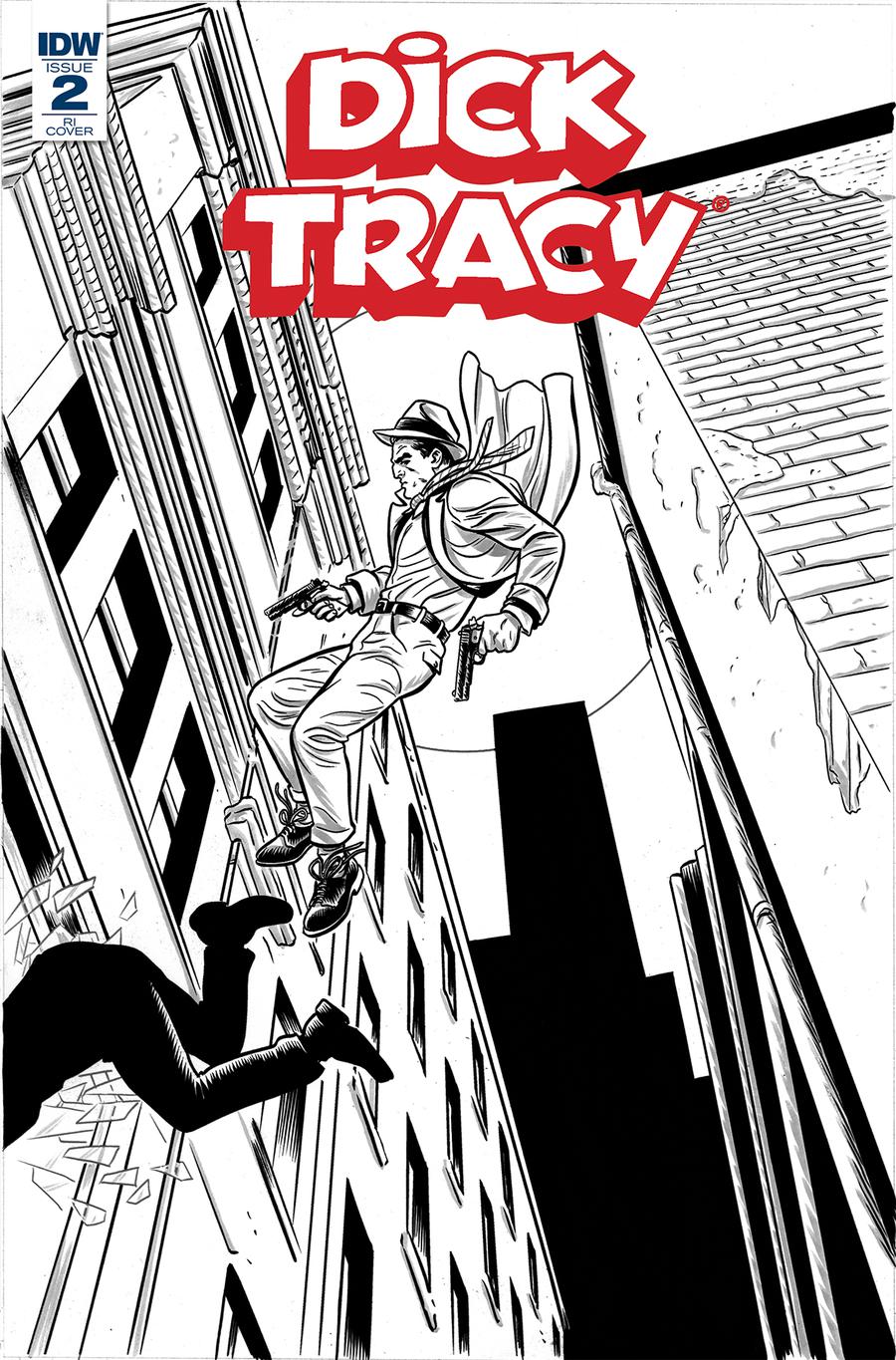 Dick Tracy Dead Or Alive #2 Cover C Incentive Michael Allred Coloring Book Variant Cover