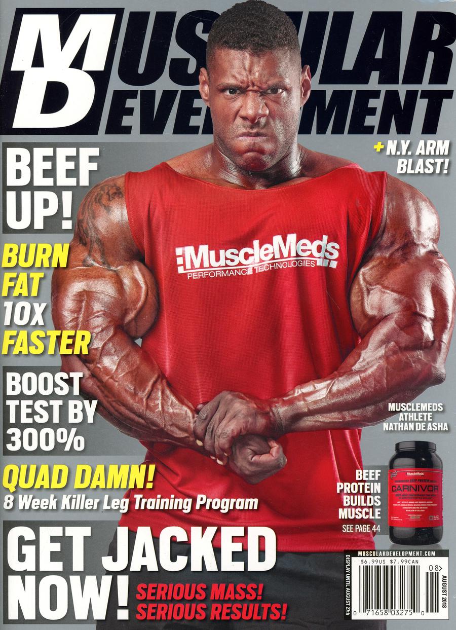 Muscular Development Magazine Vol 55 #6 August 2018