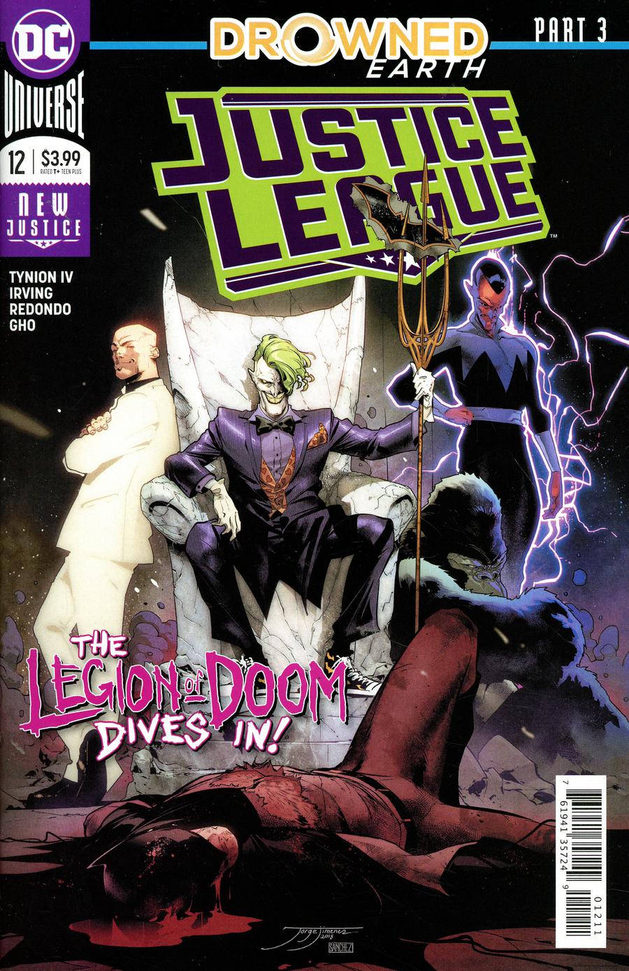 Justice League Vol 4 #12 Cover A Regular Jorge Jimenez Cover (Drowned Earth Part 3)