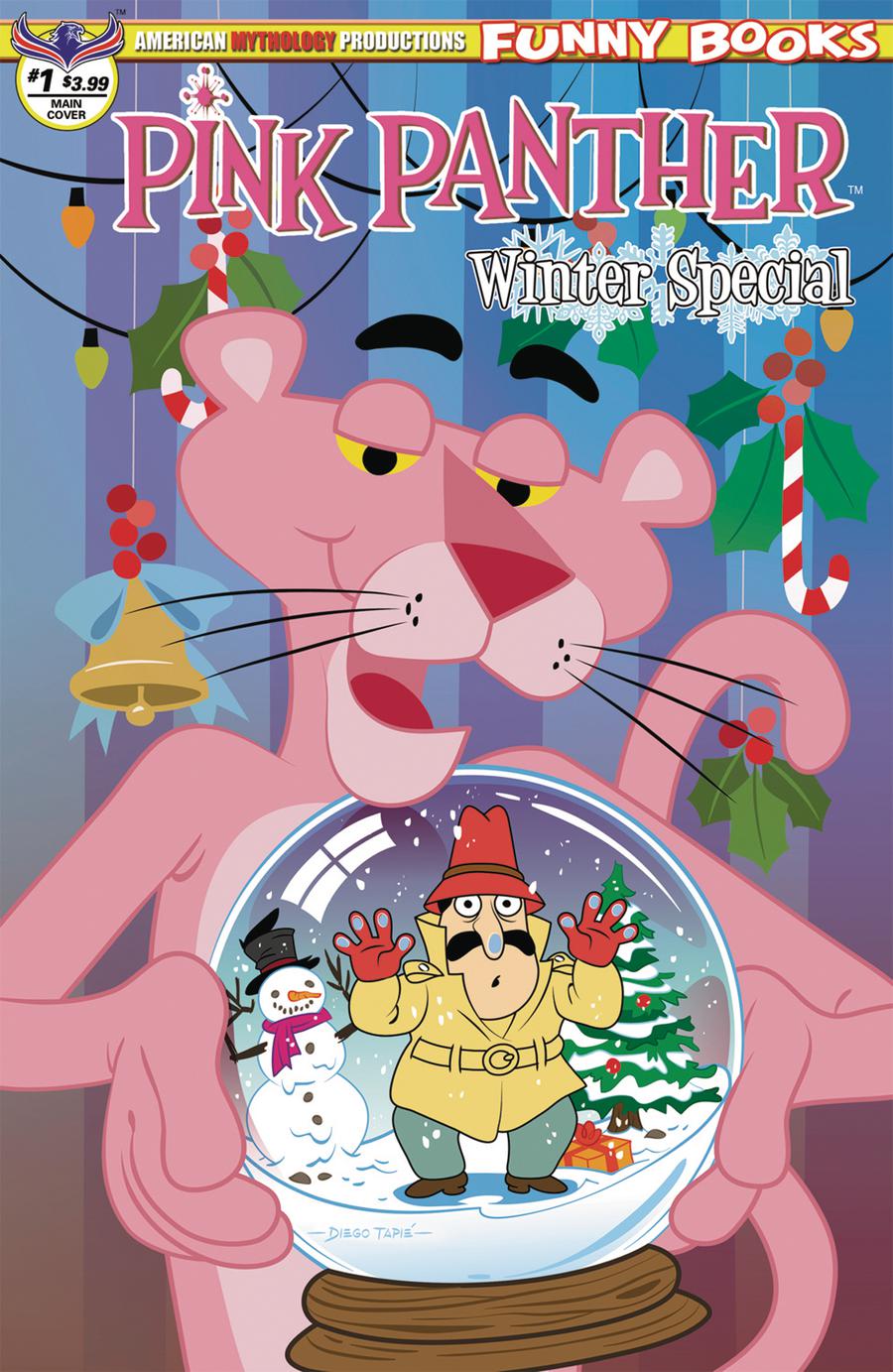 Pink Panther Pink Winter Special #1 Cover A Regular Diego Tapie Cover