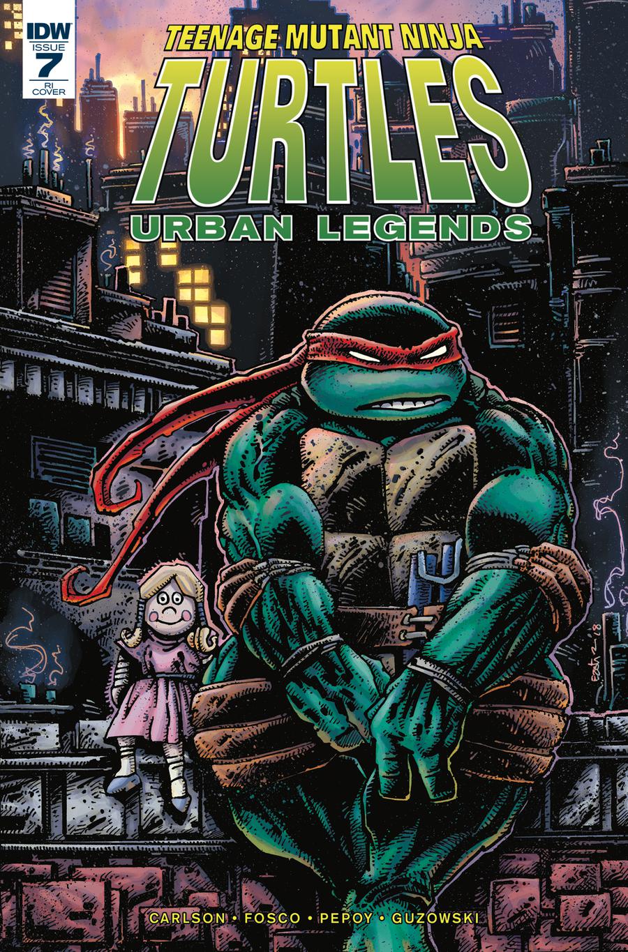 Teenage Mutant Ninja Turtles Urban Legends #7 Cover C Incentive Kevin Eastman Variant Cover