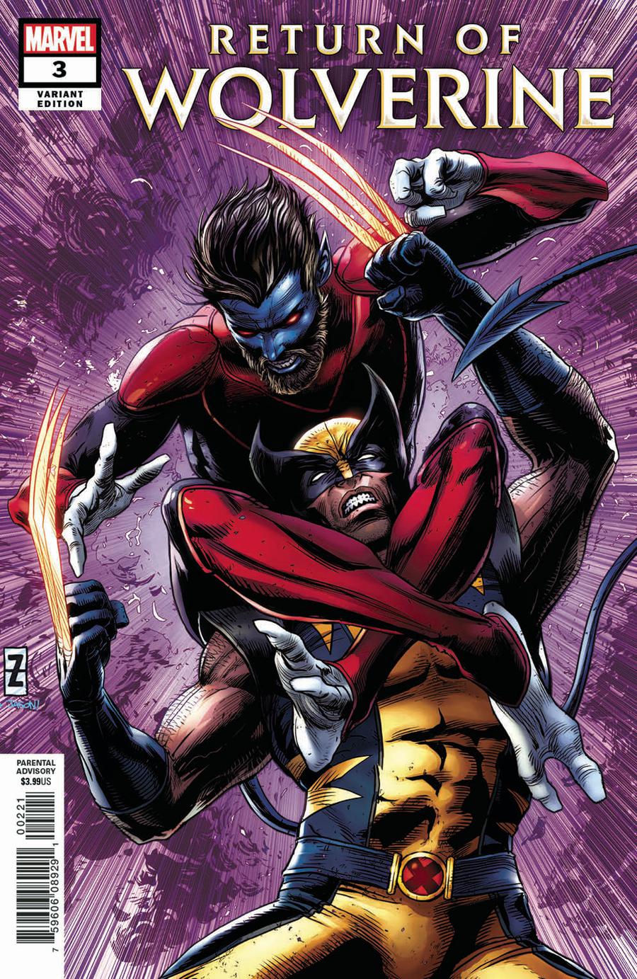 Return Of Wolverine #3 Cover C Incentive Patrick Zircher Variant Cover