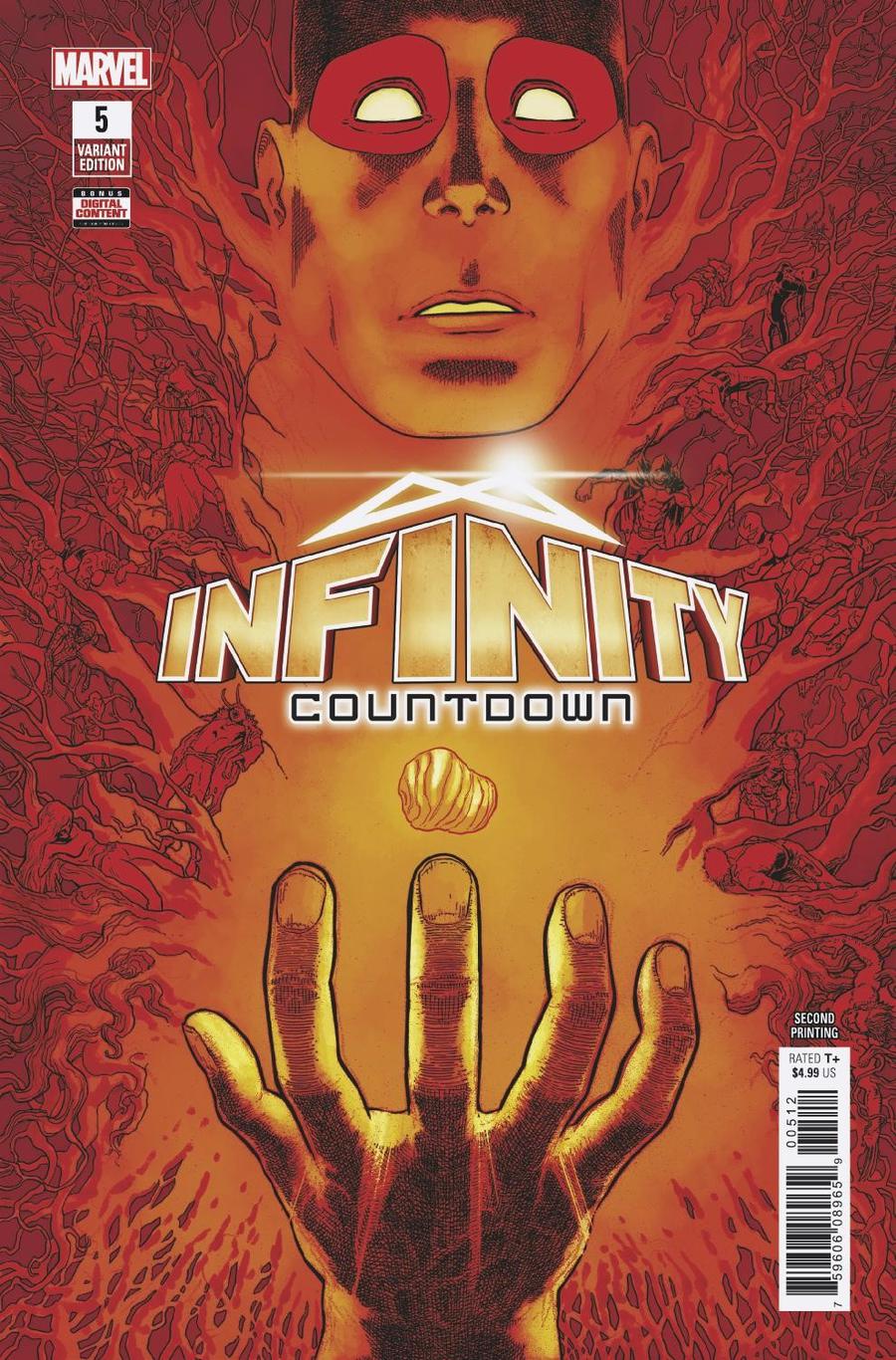 Infinity Countdown #5 Cover E 2nd Ptg Variant Mike Hawthorne Cover