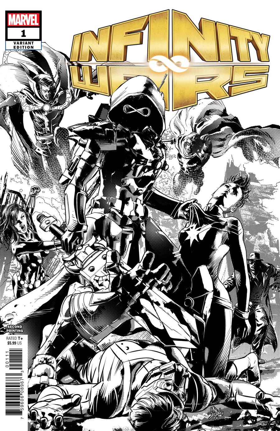 Infinity Wars #1 Cover N 2nd Ptg Variant Mike Deodato Cover