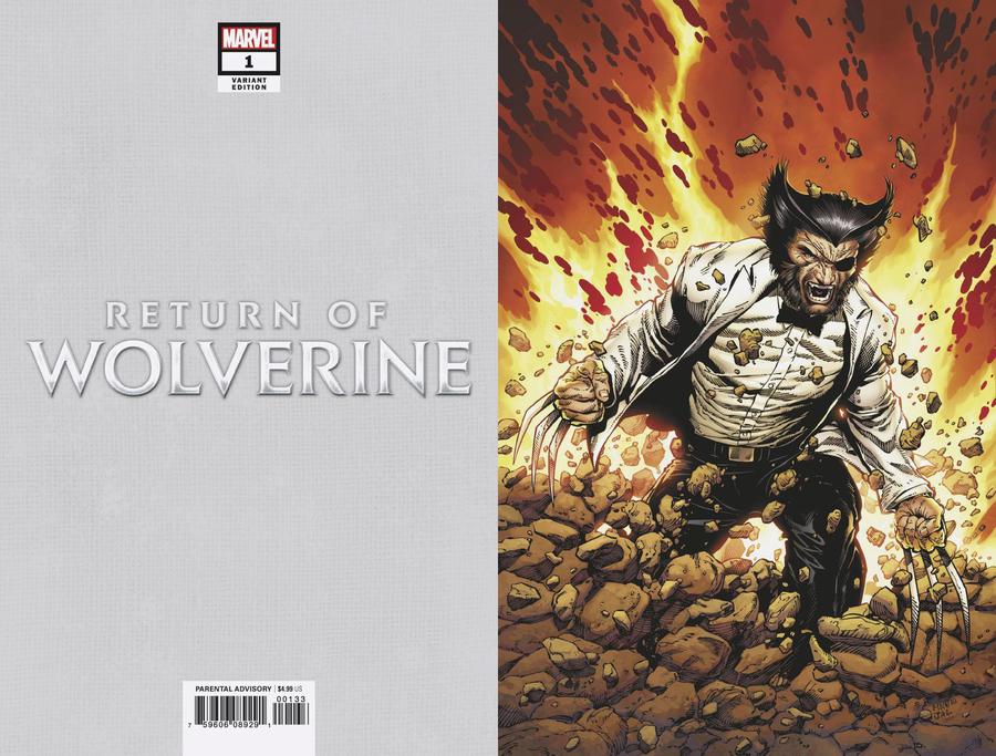 Return Of Wolverine #1 Cover S Incentive Steve McNiven Patch Costume Virgin Variant Cover