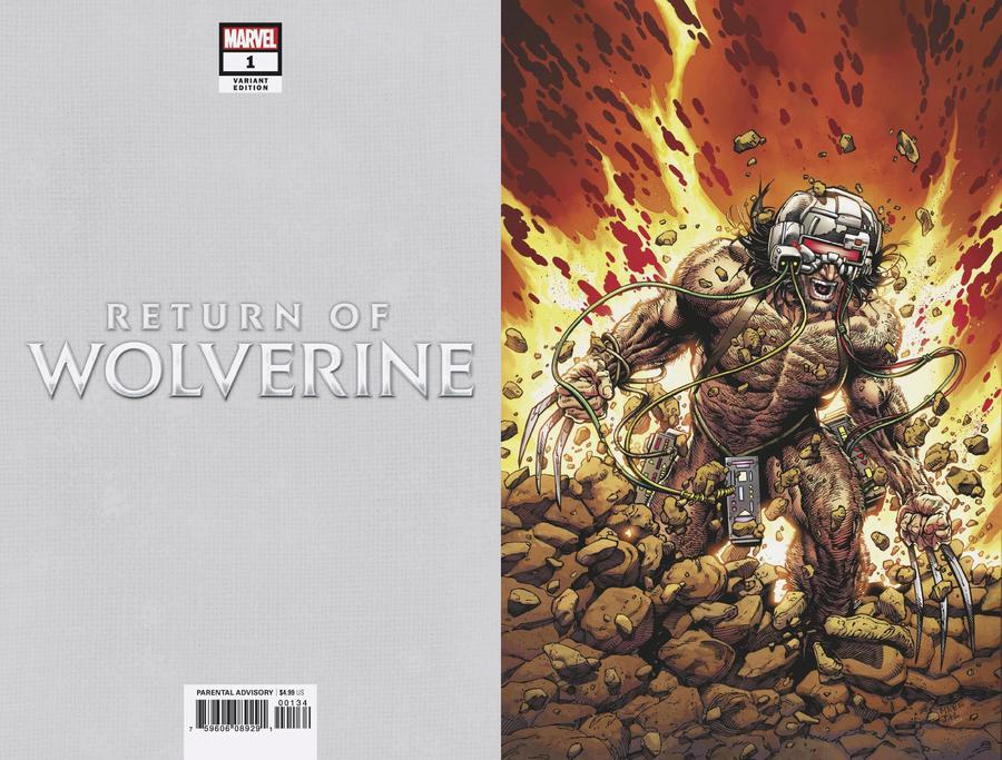 Return Of Wolverine #1 Cover U Incentive Steve McNiven Weapon X Costume Virgin Variant Cover