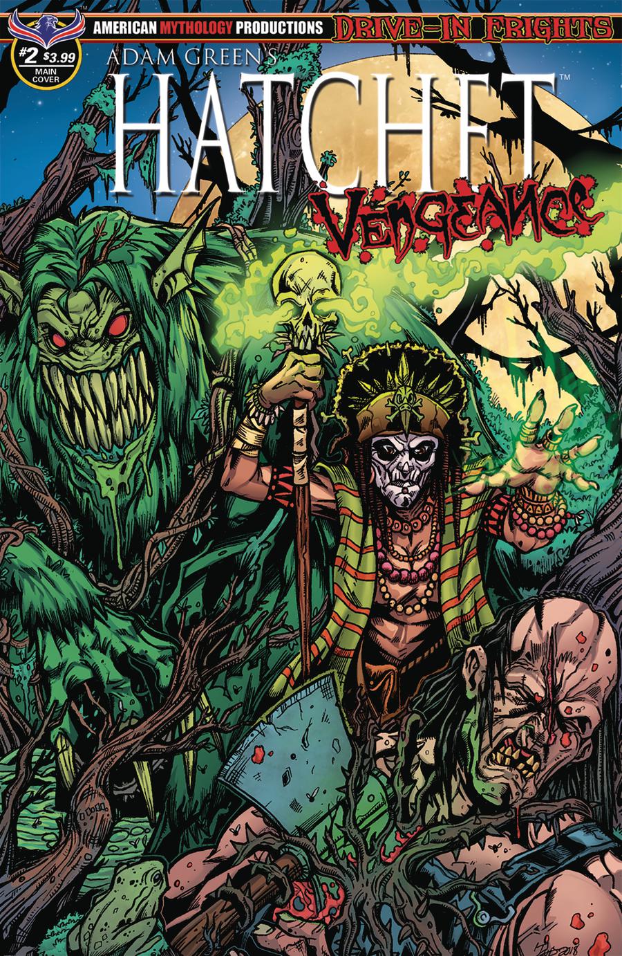Adam Greens Hatchet Vengeance #2 Cover A Regular Puis Calzada Voodoo Cover