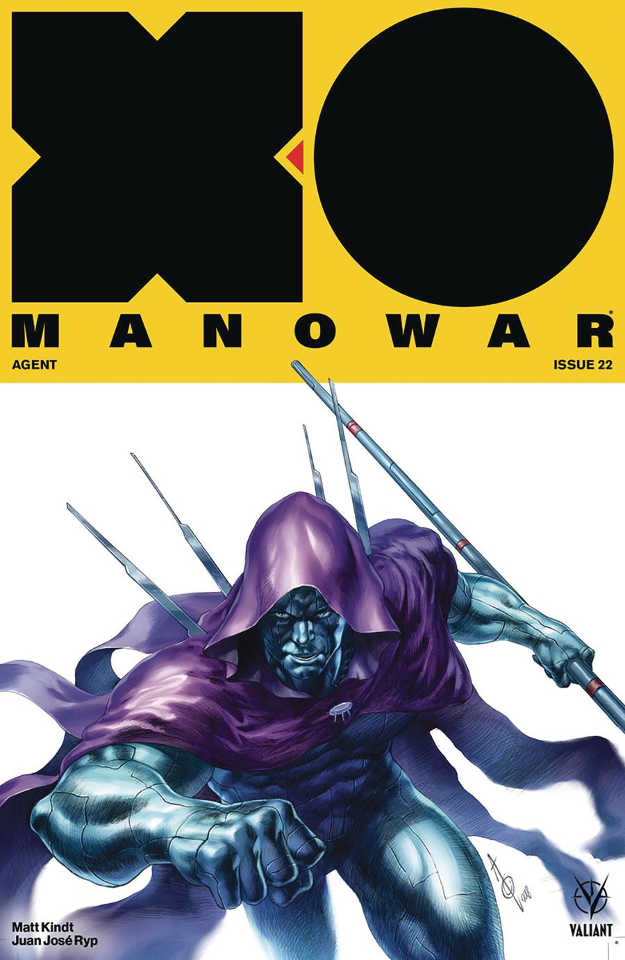 X-O Manowar Vol 4 #22 Cover B Variant Alan Quah Cover