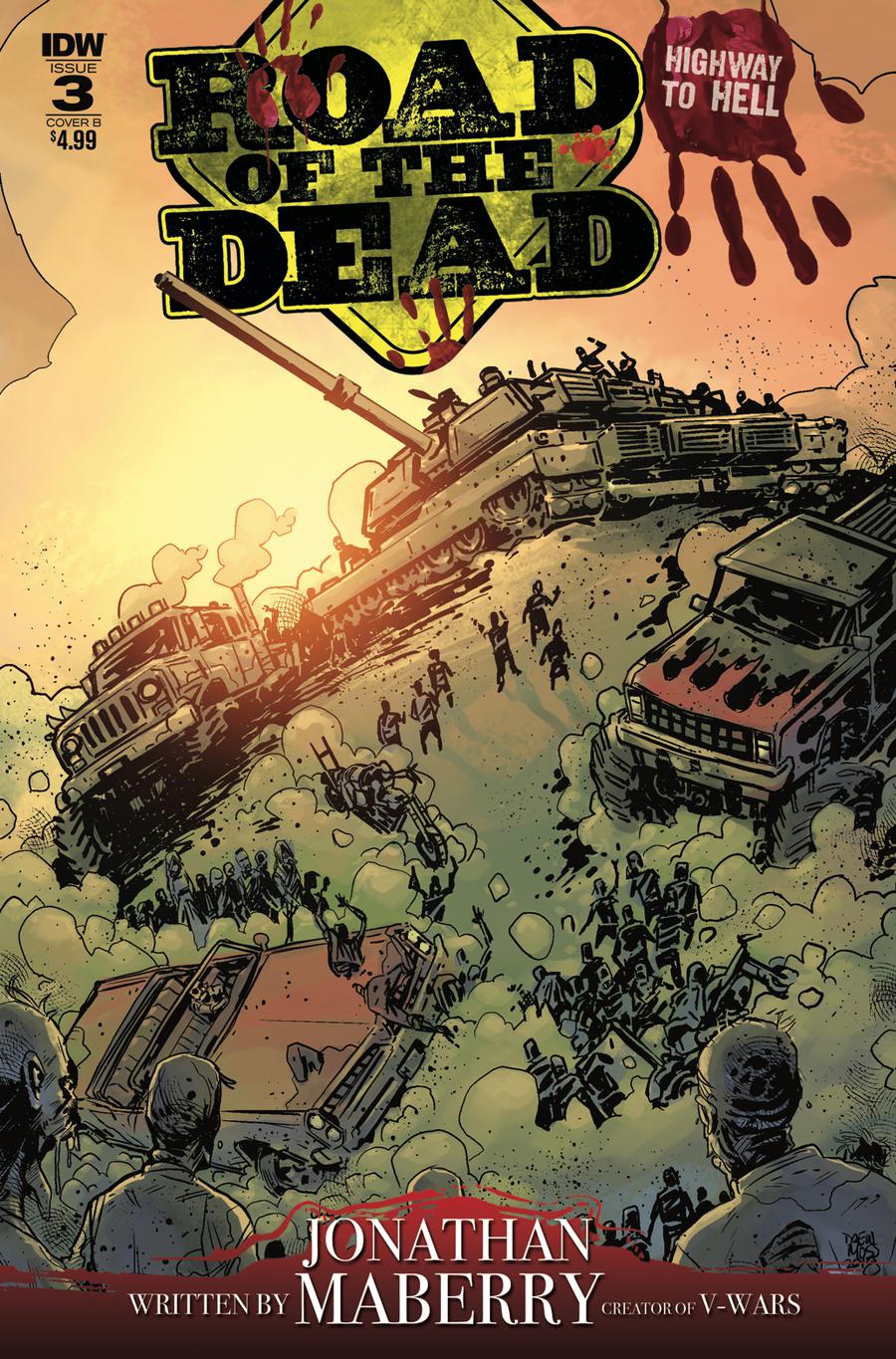 Road Of The Dead Highway To Hell #3 Cover B Variant Drew Moss Cover