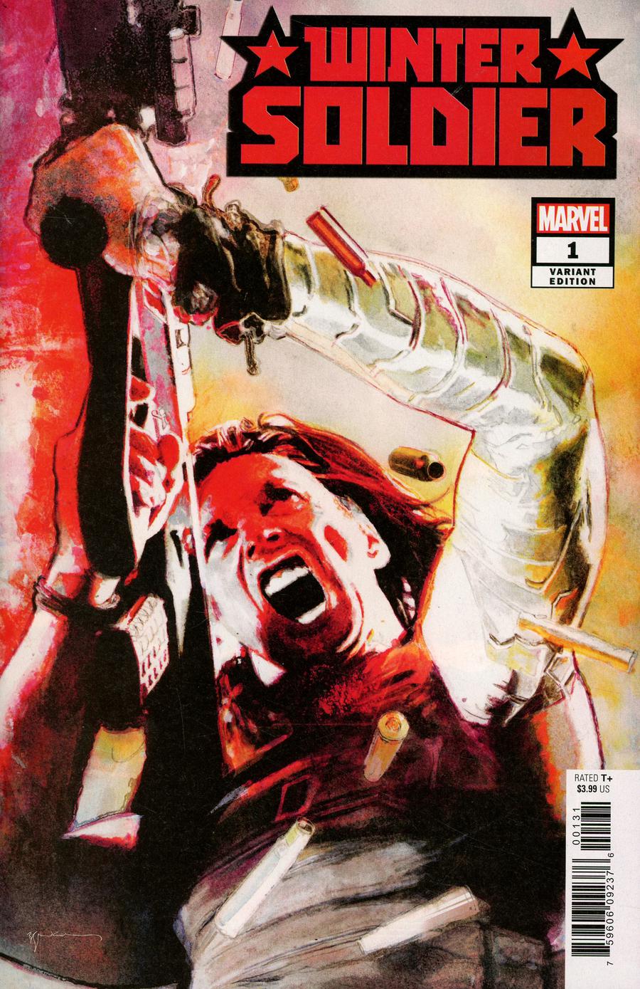 Winter Soldier Vol 2 #1 Cover B Incentive Bill Sienkiewicz Variant Cover