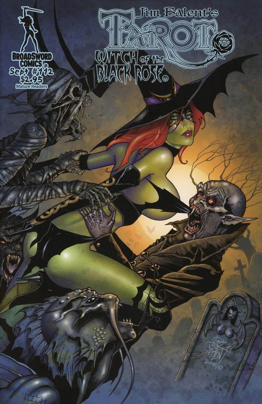 Tarot Witch Of The Black Rose #112 Cover A Regular Jim Cemetery Cover - Midtown Comics