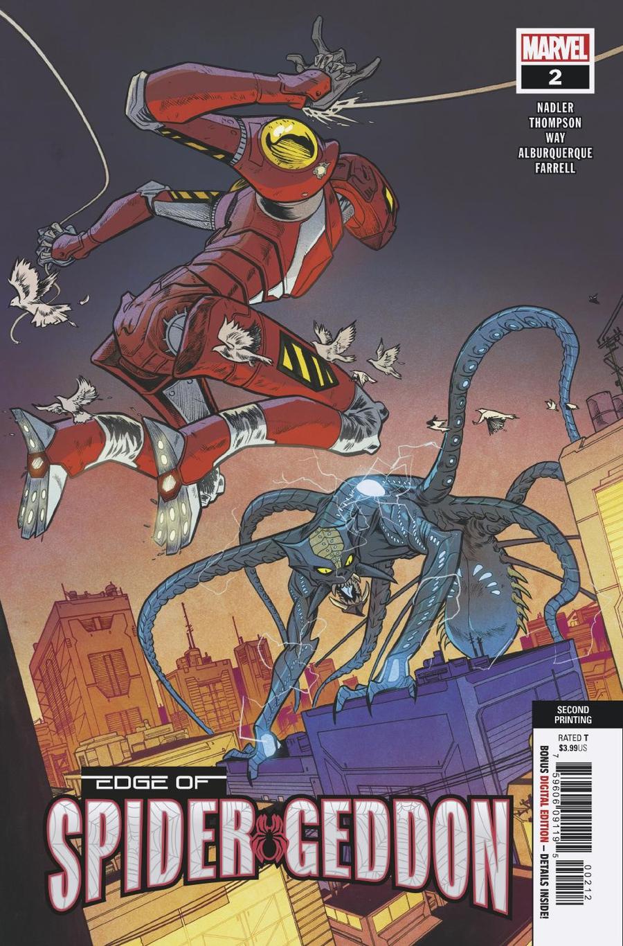 Edge Of Spider-Geddon #2 Cover C 2nd Ptg Variant Alberto Alburquerque Cover