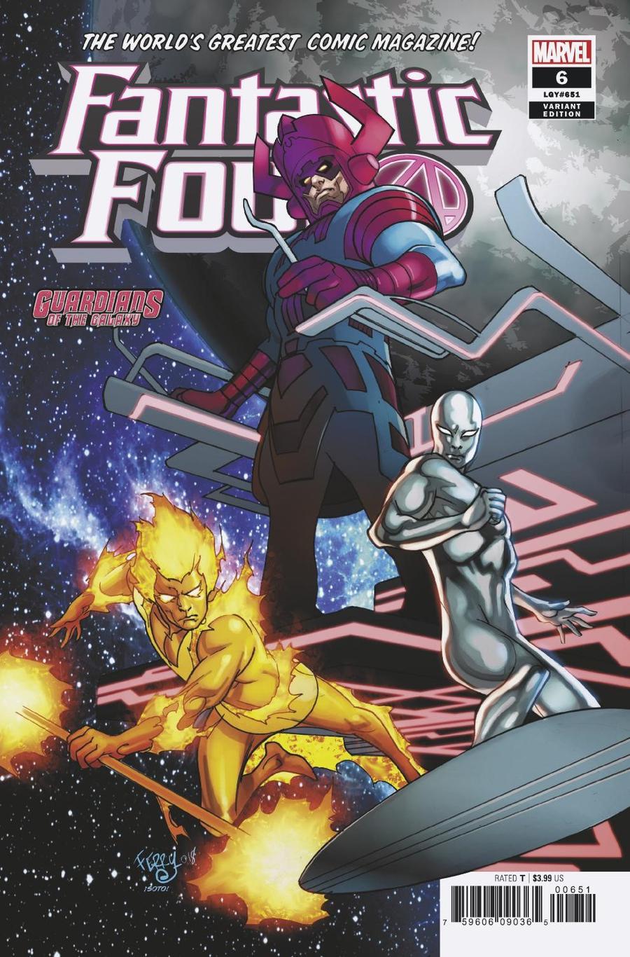 Fantastic Four Vol 6 #6 Cover C Variant Pasqual Ferry Guardians Of The Galaxy Cover