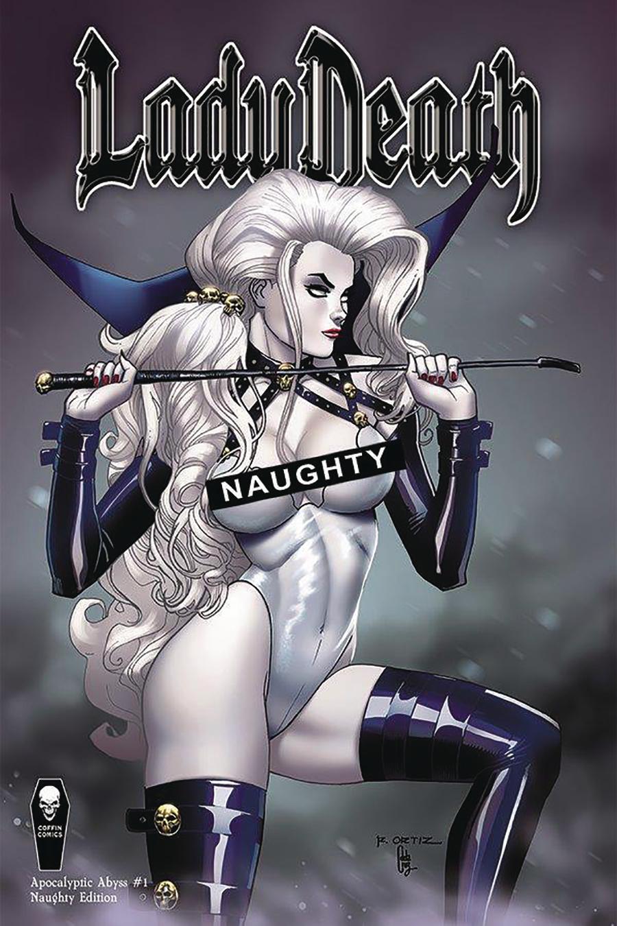 Lady Death Apocalyptic Abyss #1 Cover D Variant Richard Ortiz Naughty Cover