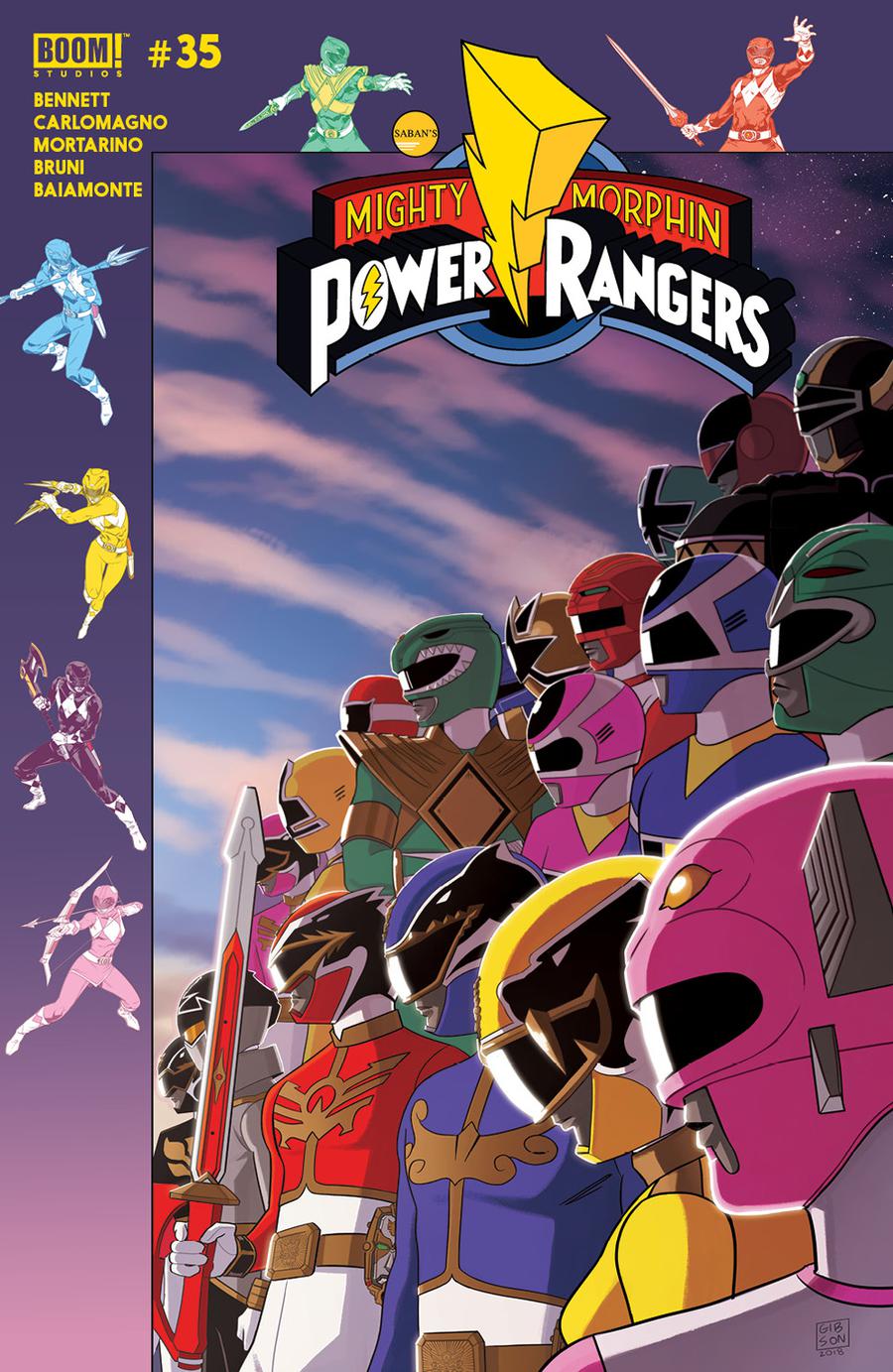 Mighty Morphin Power Rangers (BOOM Studios) #35 Cover B Variant Jordan Gibson Preorder Cover