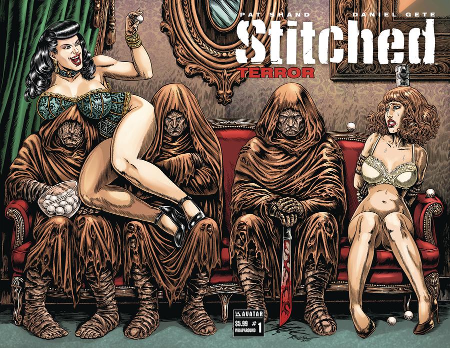 Stitched Terror #1 Cover B Wraparound Cover