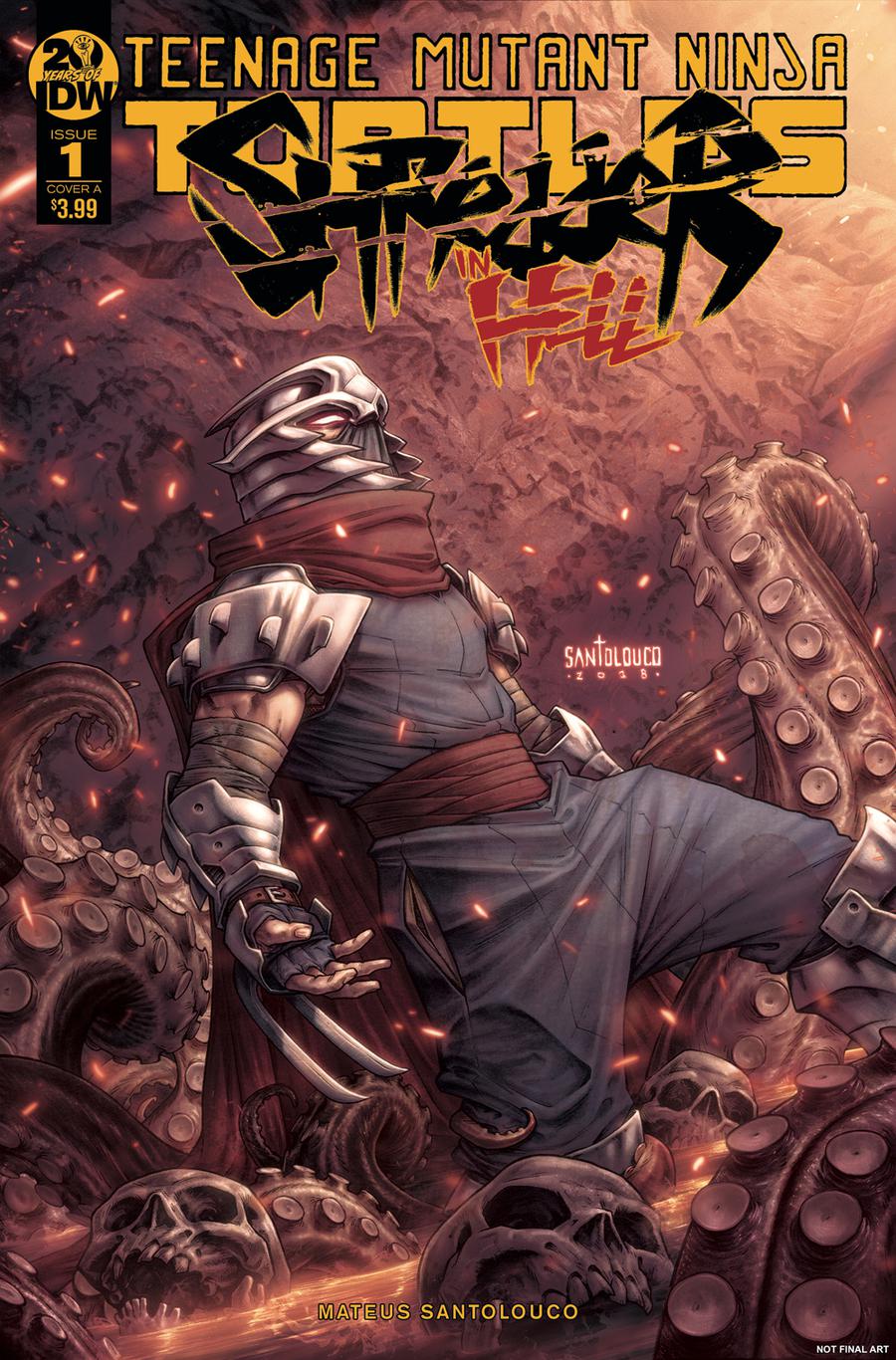 Teenage Mutant Ninja Turtles Shredder In Hell #1 Cover A 1st Ptg Regular Mateus Santolouco Cover