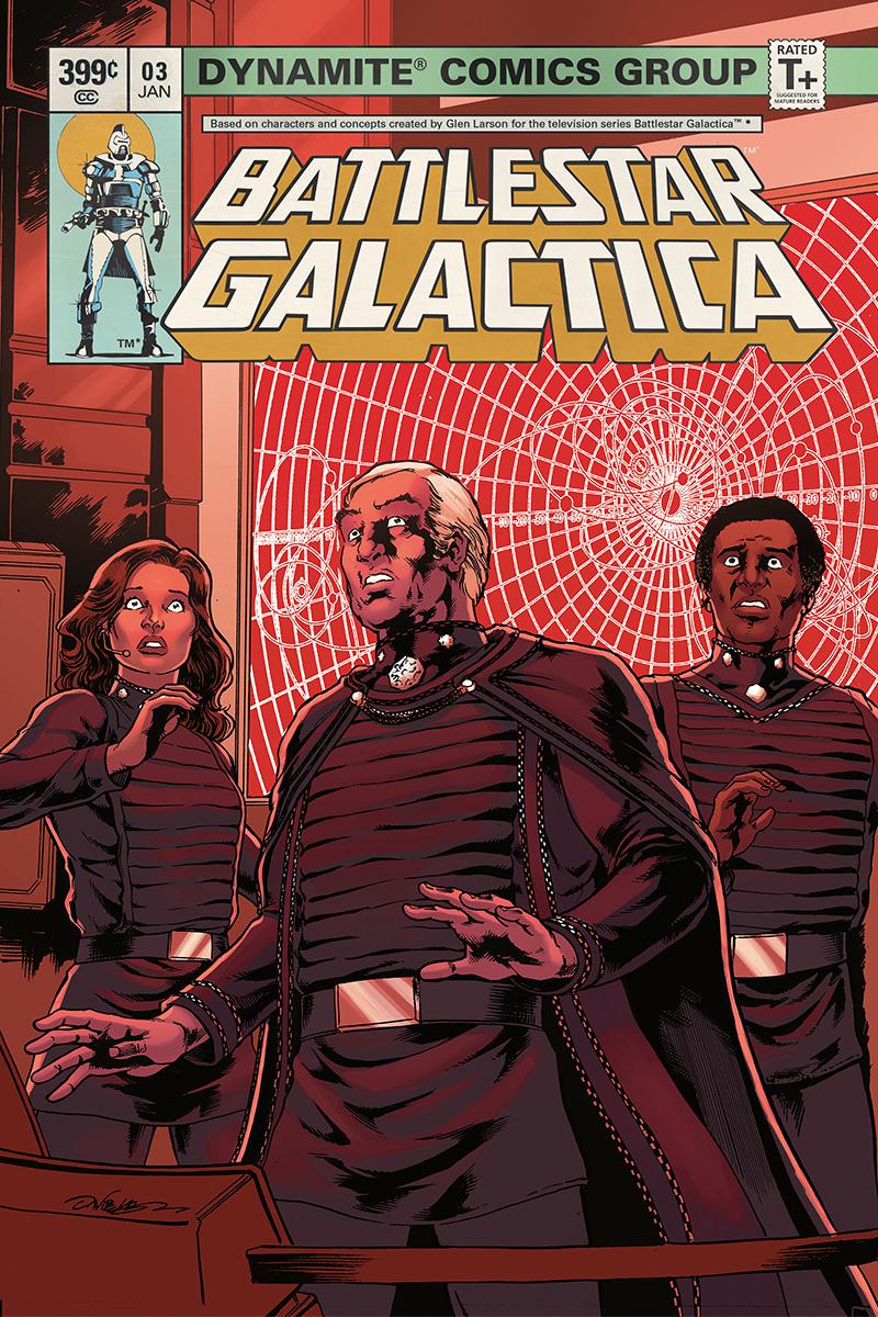 Battlestar Galactica Classic #3 Cover B Variant Daniel HDR Cover