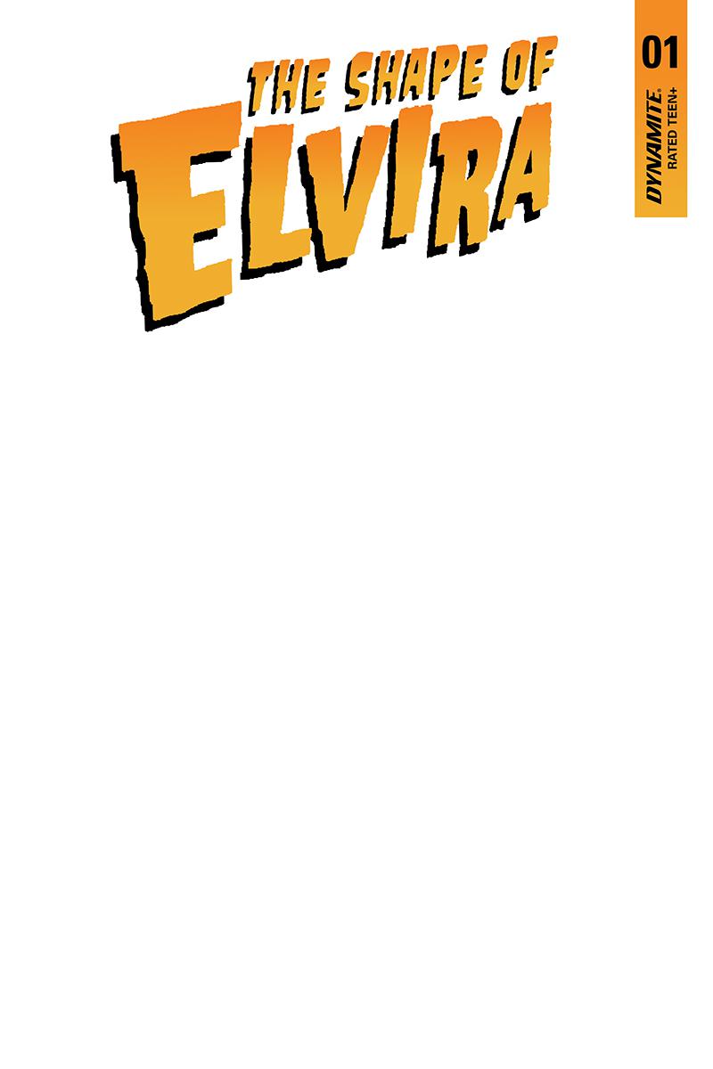 Elvira Shape Of Elvira #1 Cover G Variant Blank Authentix Cover