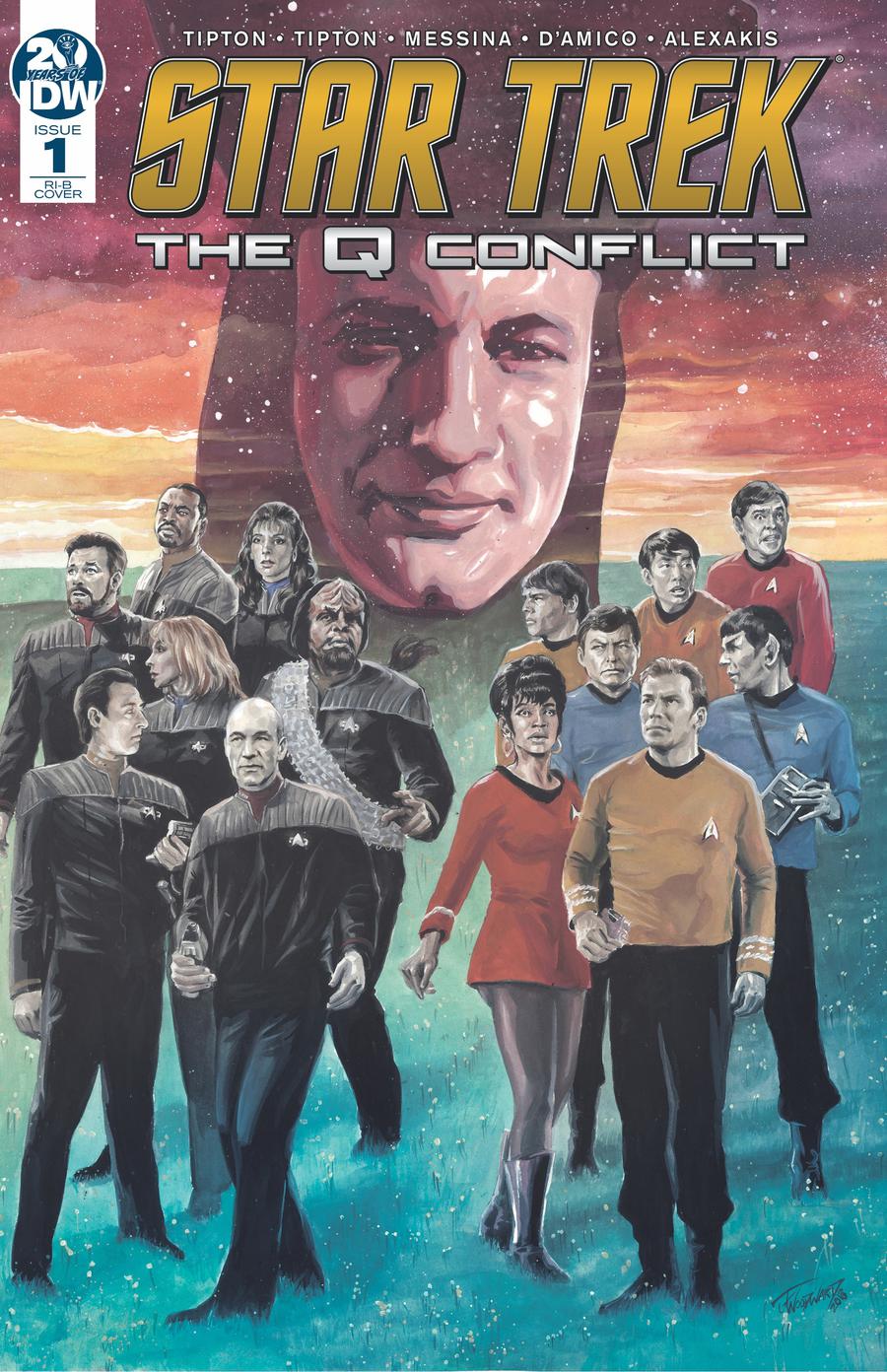 Star Trek Q Conflict #1 Cover D Incentive JK Woodward Variant Cover