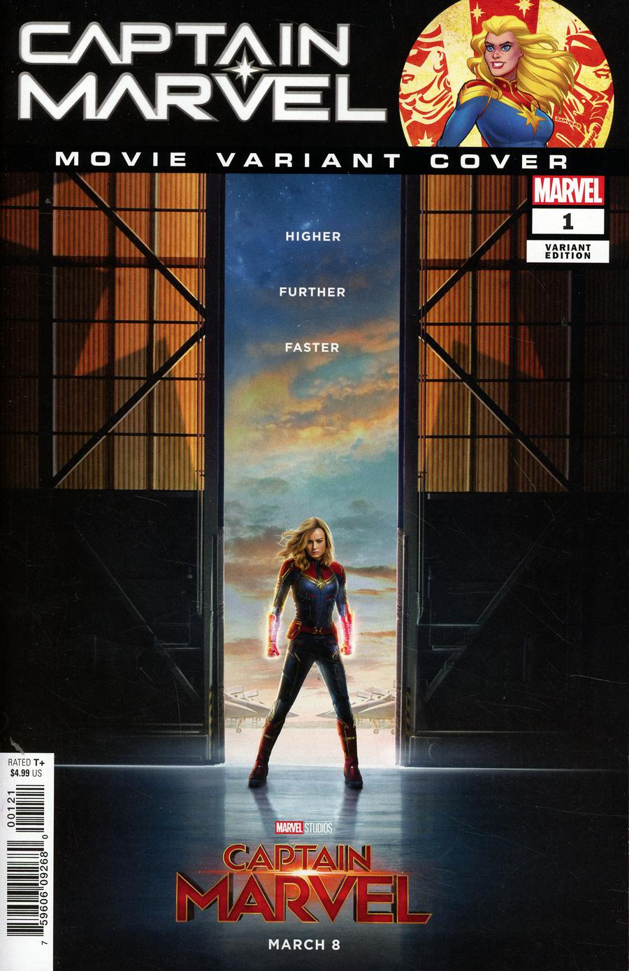 Captain Marvel Vol 9 #1 Cover B Incentive Movie Variant Cover