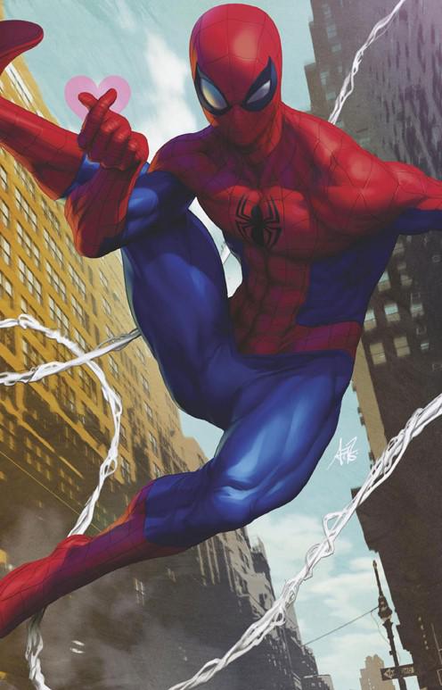 Friendly Neighborhood Spider-Man Vol 2 #1 Cover I Incentive Stanley Artgerm Lau Virgin Cover