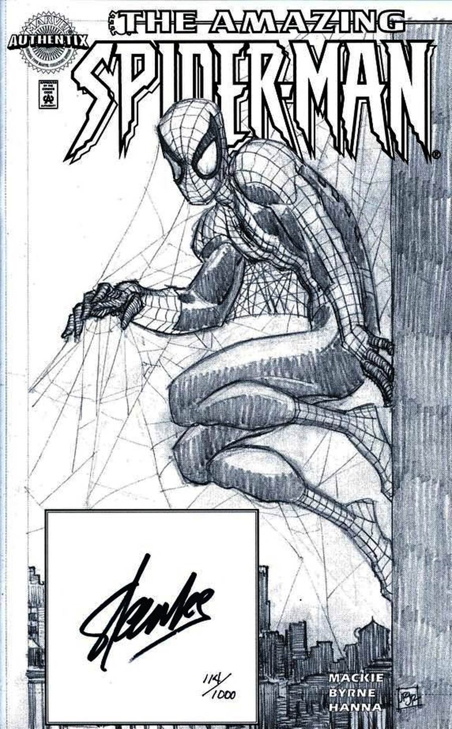 Amazing Spider-Man Vol 2 #1 Cover I DF Authentix Limited Edition Signed By Stan Lee