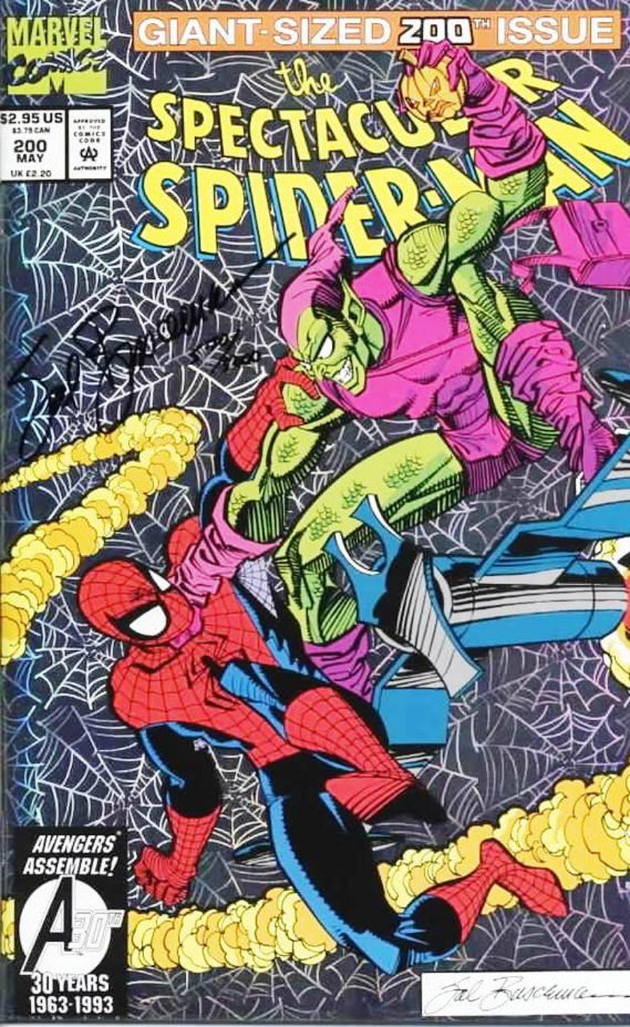 Spectacular Spider-Man #200 Cover C DF Signed by Sal Buscema