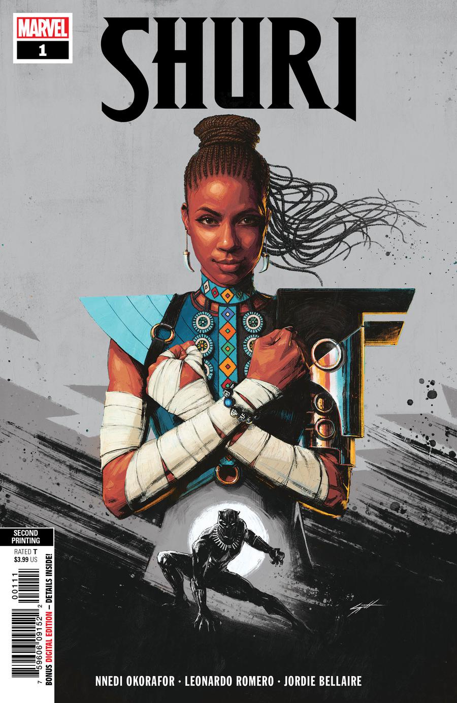 Shuri #1 Cover G 2nd Ptg Variant Leonardo Romero Cover