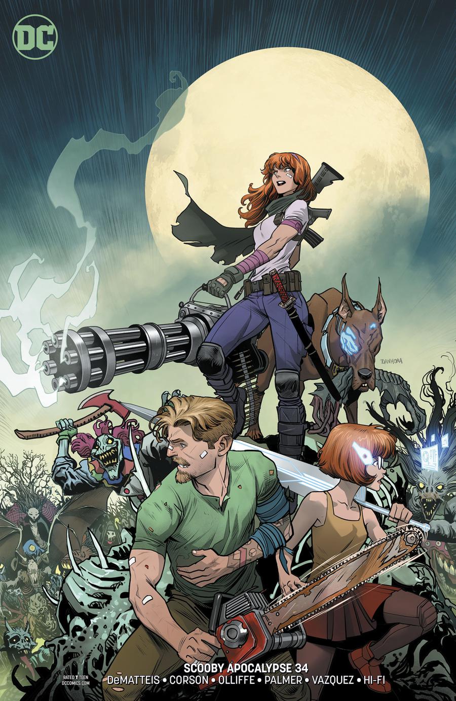 Scooby Apocalypse #34 Cover B Variant Dan Mora Cover