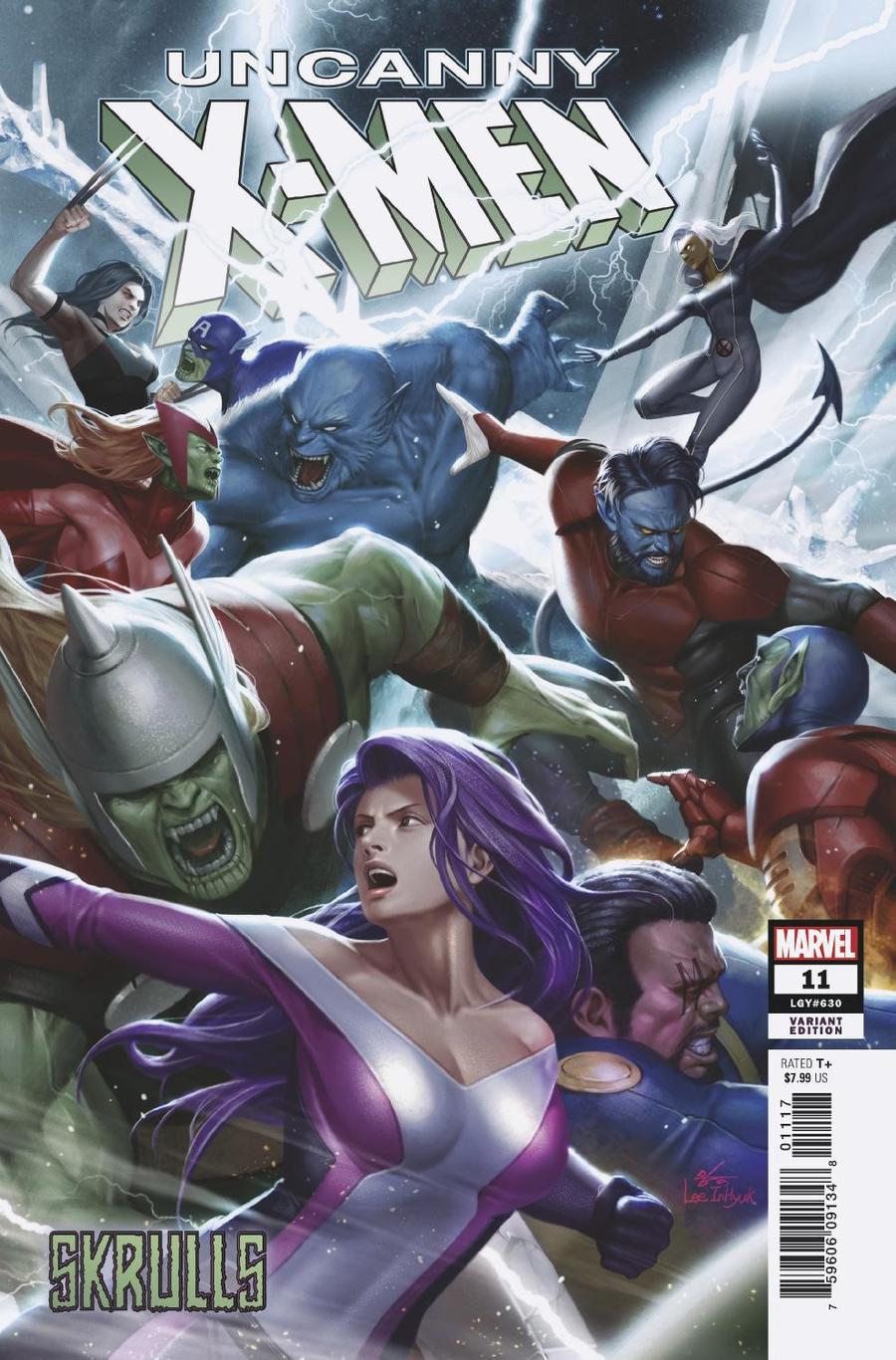 Uncanny X-Men Vol 5 #11 Cover E Variant Inhyuk Lee Skrulls Cover