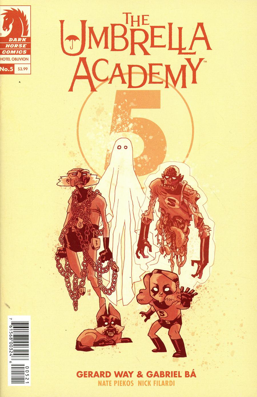 Umbrella Academy Hotel Oblivion #5 Cover B Variant Gabriel Ba Cover