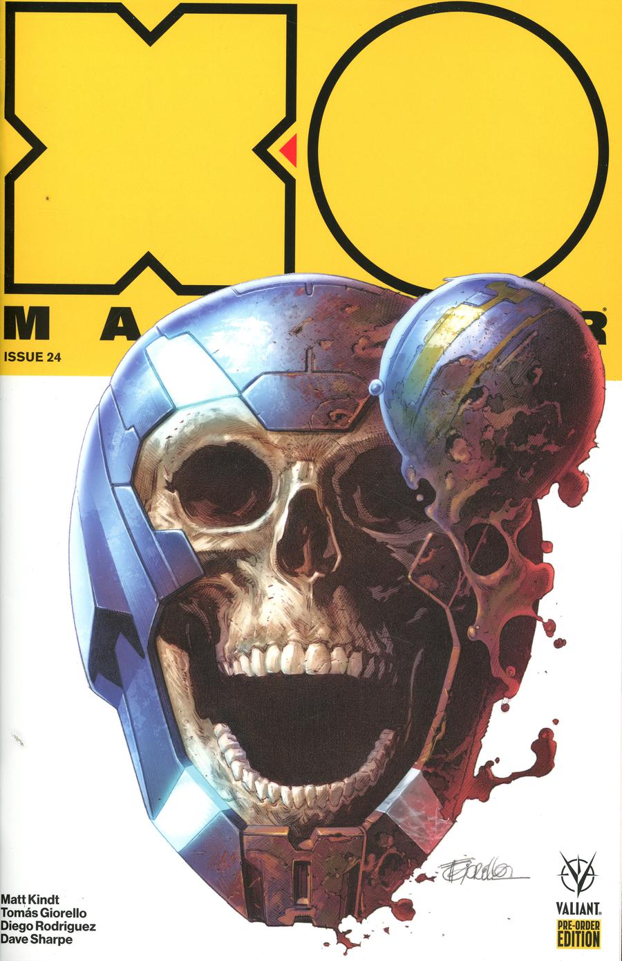 X-O Manowar Vol 4 #24 Cover D Variant Tomas Giorello Cover