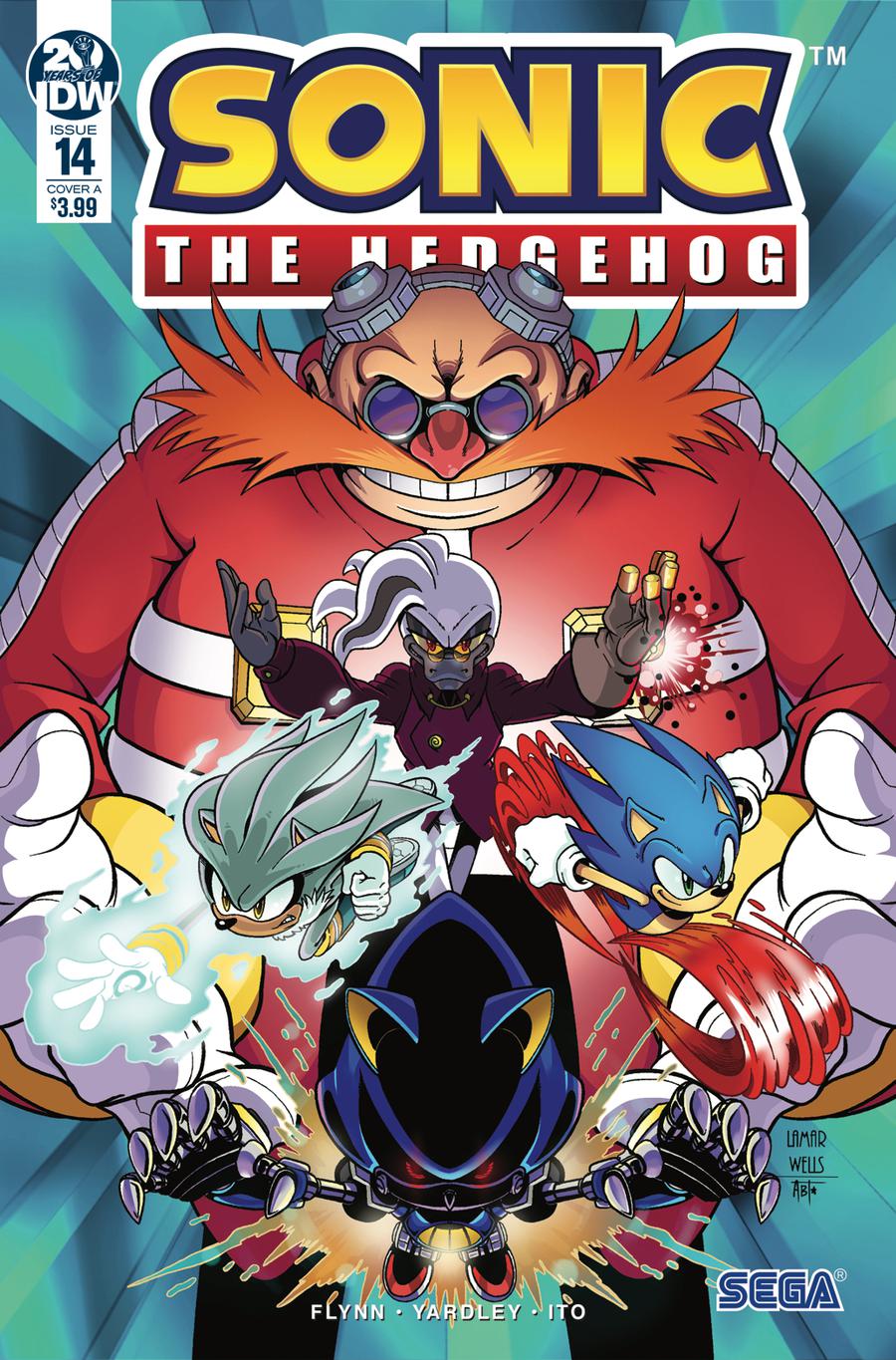 Sonic The Hedgehog Vol 3 #14 Cover A Regular Lamar Wells Cover