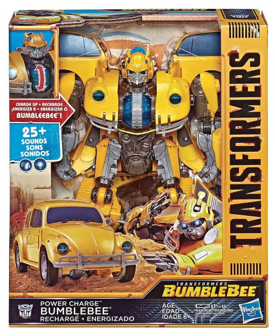 Transformers Bumblebee Power Charge Bumblebee Action Figure Case